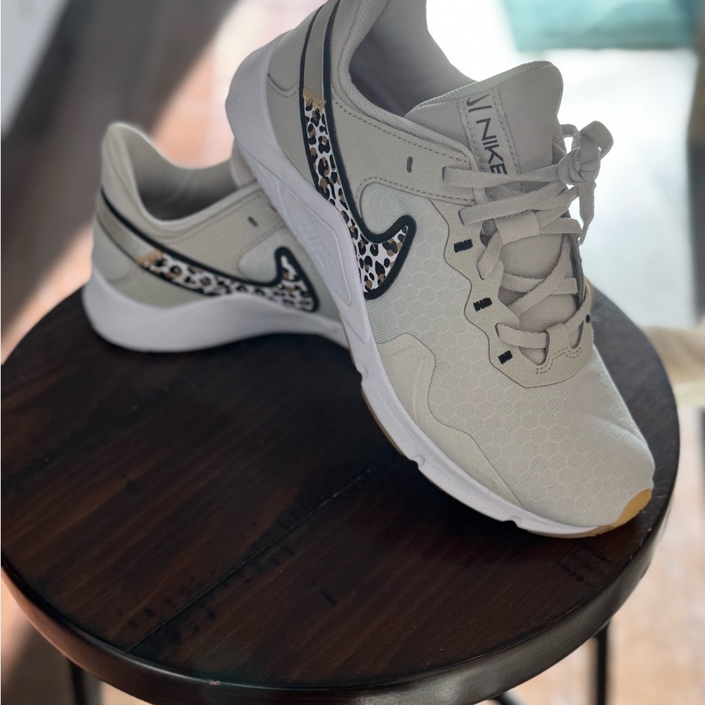 Nike White and Black Athletic Shoes